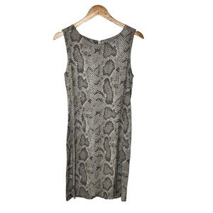 Vintage Studio C Snakeskin Print Dress